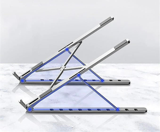 Cuida tu Espalda: Soporte de Aluminio Ergonómico para Portátil – Adiós al Dolor de Cuello