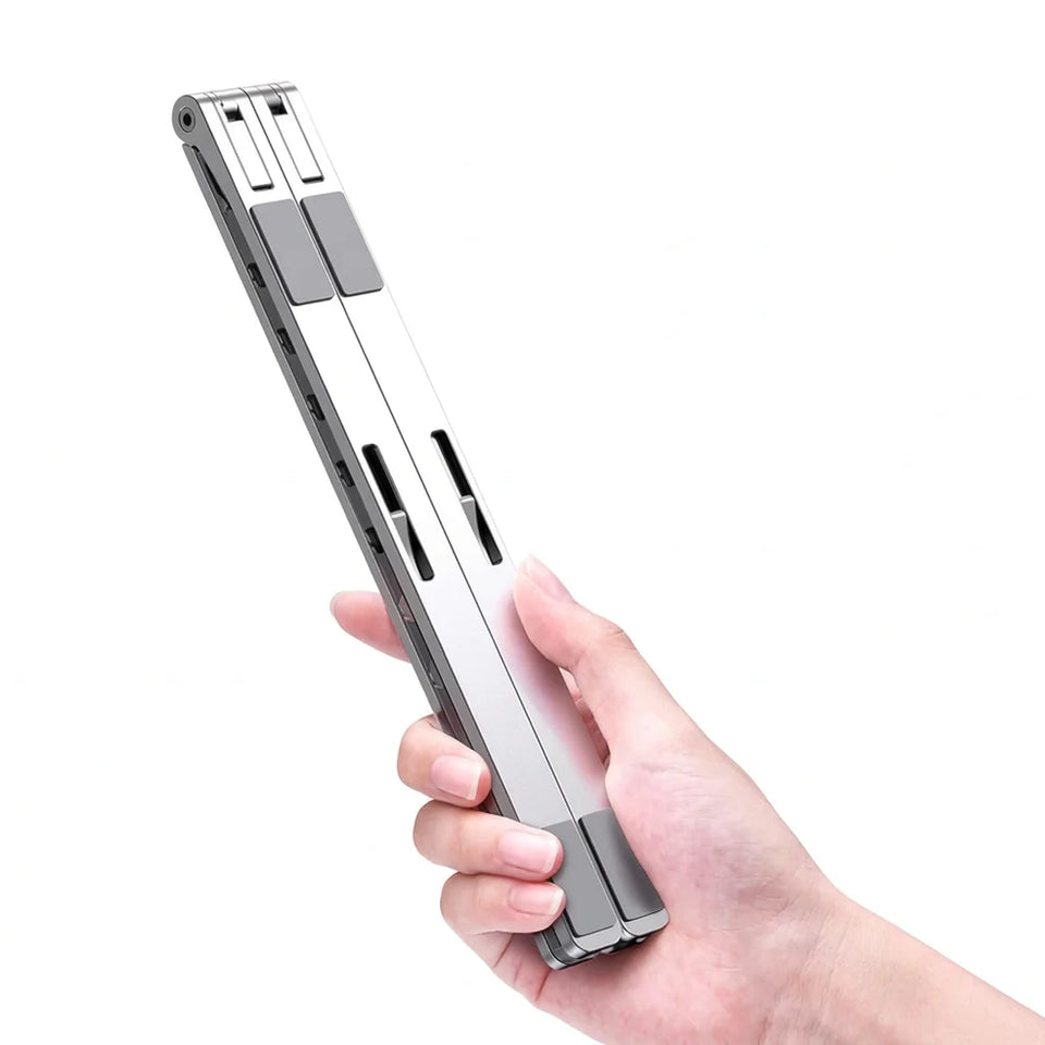 Cuida tu Espalda: Soporte de Aluminio Ergonómico para Portátil – Adiós al Dolor de Cuello