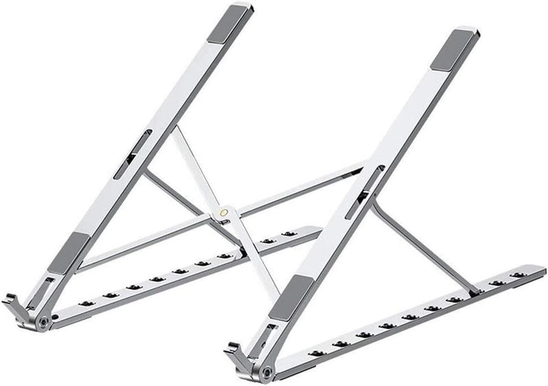 Cuida tu Espalda: Soporte de Aluminio Ergonómico para Portátil – Adiós al Dolor de Cuello